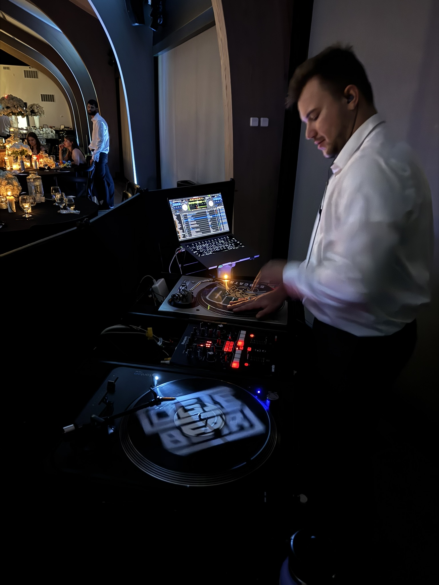 DJ booth close-up